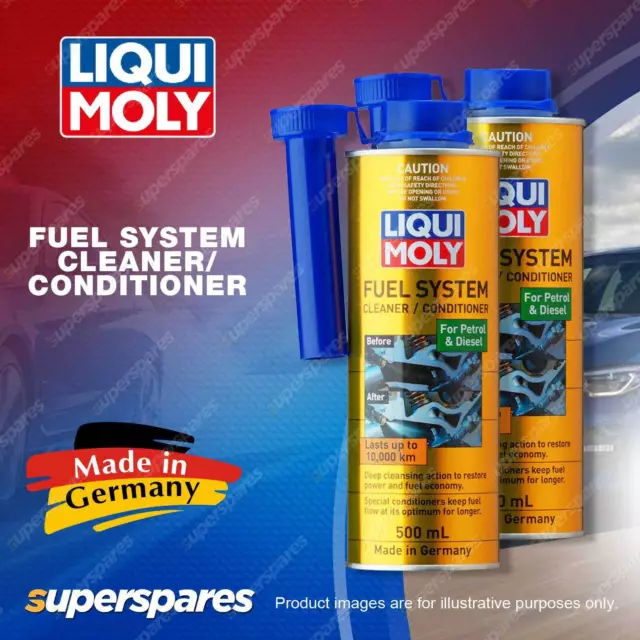 2 x Liqui Moly Fuel System Cleaner Conditioner 500ml for Petrol Diesel Engine
