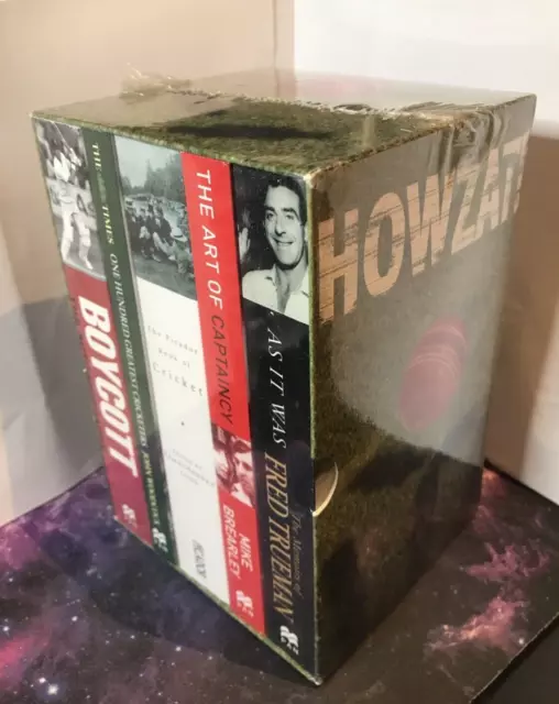 HOWZAT! 5 Cricket Books Box Set New Sealed - Boycott Trueman Brearley