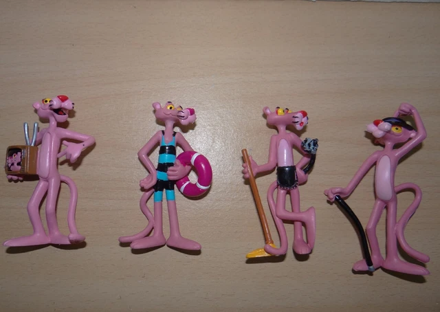 PANTERA ROSA SET Completo Figura PVC Figura Figurina Fumetti Spagna ...