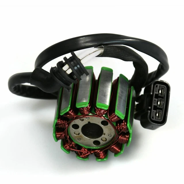 LEABON Generator Stator Flywheel Rotor Compatible With Yamaha FZ1 FZS1 2006 2015, FZ8 2011 2013, YZF R1 2004 2008 Magneto Generator Rotor Assy Flywheel Replace For 2SH 81450 00 00