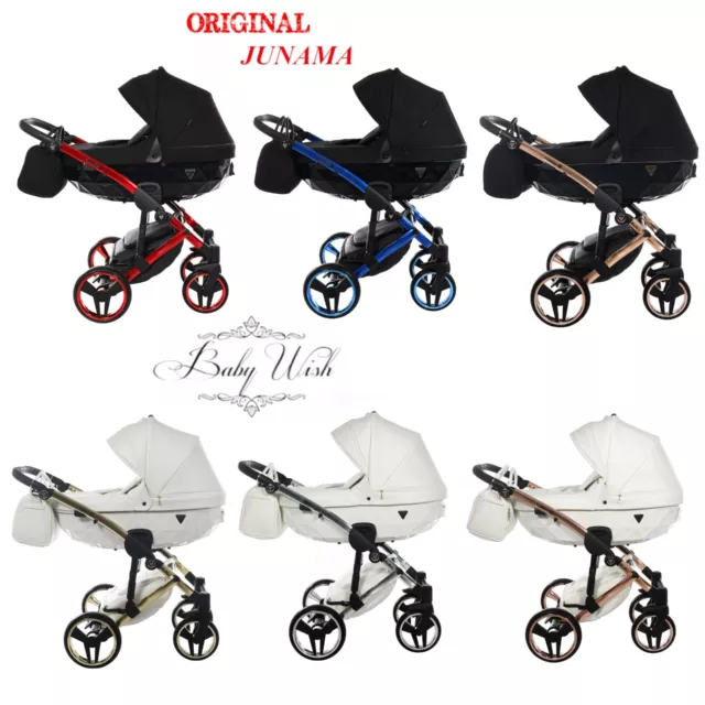 JUNAMA INDIVIDUAL V2 PRAM 2in1 3in1 CARRYCOT + PUSHCHAIR + CAR SEAT+ ISOFIX