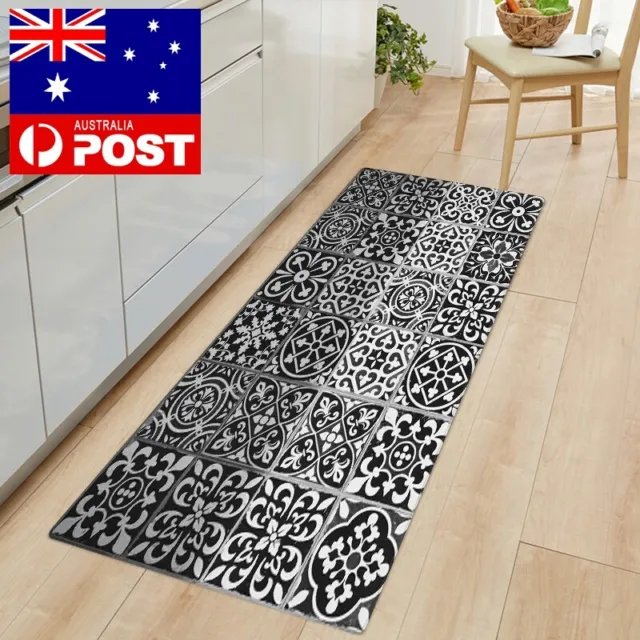 Kitchen Door Floor Mat Nonslip Washable Home Bedroom Area Rug Carpet Bath Mat AU