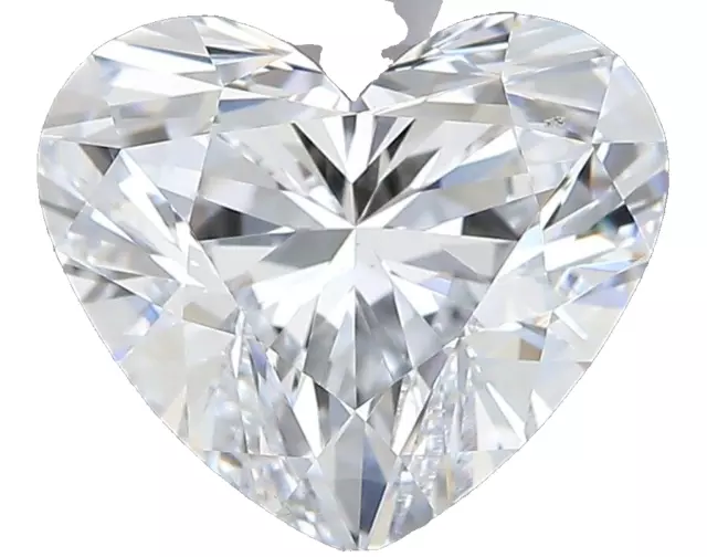 1.54ct Diamond IGI Certified Lab grown HEART E VS1 Solitaire for Jewellery