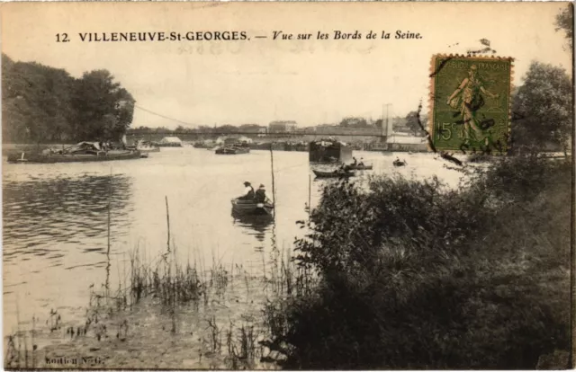 CPA Villeneuve St Georges vue sur les Bords de la Seine (1363875)