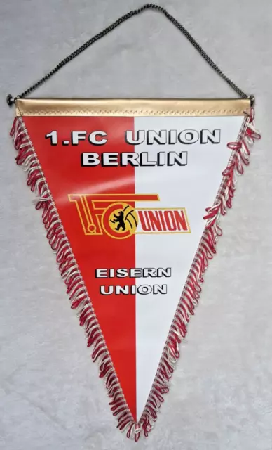 Großer 38 cm Wimpel 1.FC Union Berlin Fußball Bundesliga DDR Oberliga FCU UNVEU