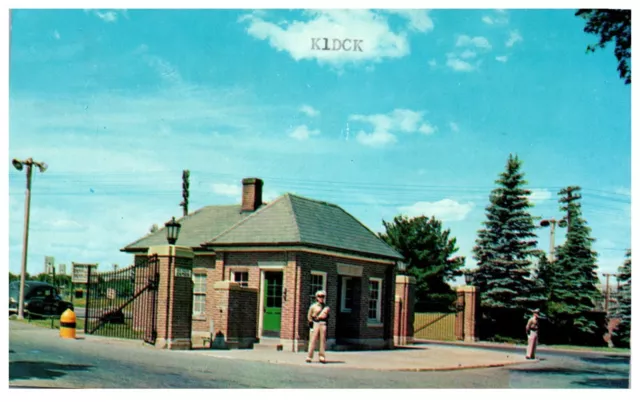 Fort Devens MA QSL QSO Amateur CB /HAM Radio Card 1959 Postcard K1DCK