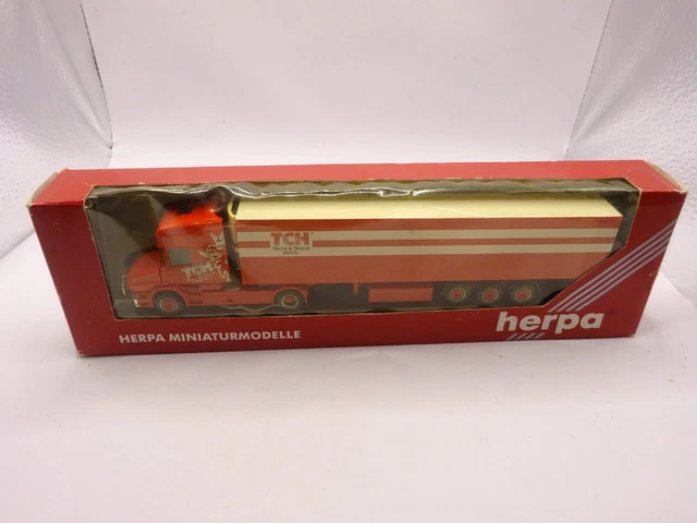 Camion Scania Semi-remorque TLP – Herpa 1/87 – Miniature Poids Lourd – Neuve
