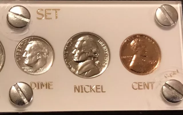 1954 US Mint Proof Set Gem Coins in White Capital Holder Free Shipping 3