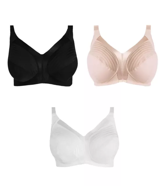 EX M*S TOTAL Support Non Wired Embroidered Full Cup Bra 3 Colours