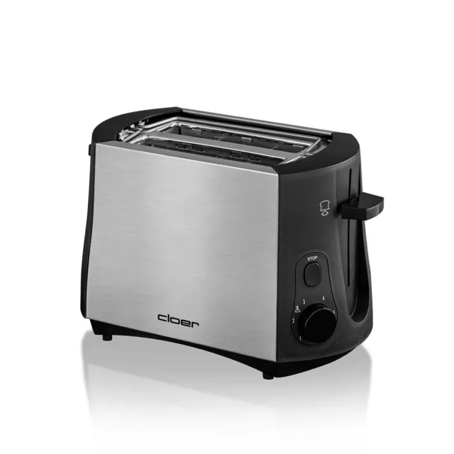 Toaster Cloer-3419 für 2 Toastscheiben Brotscheibenzentrierung  Edelstahl B-Ware