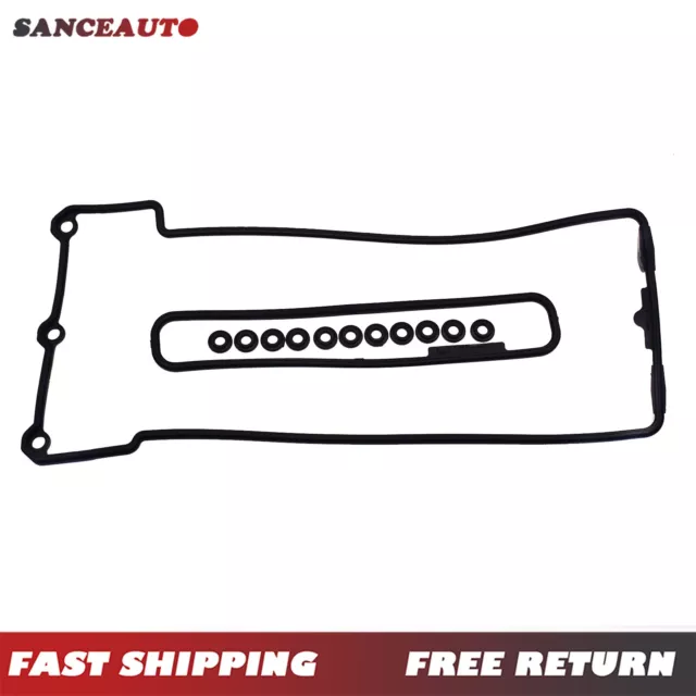Left Valve Cover Gasket & Grommets For BMW E39 E38 E53 LAND ROVER 11120034105