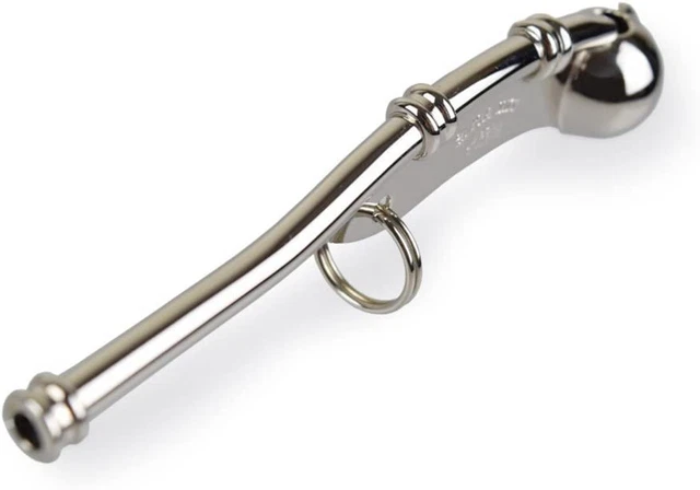 Boatswain Bosuns Pipe Nickel-Plated High Pitched Notes Silver Whistle 12