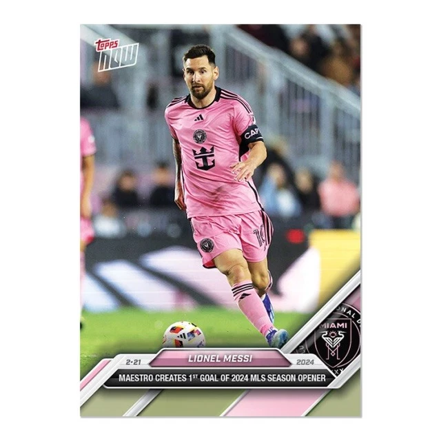 2024 TOPPS NOW MLS 1 Lionel Messi Inter Miami CF PRESALE 6.97 PicClick