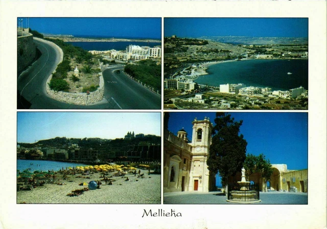Carte Postale Mellieha – Malte, Vue Souvenir, Originale