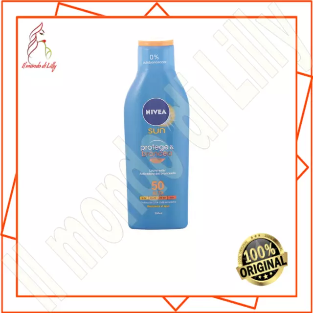 NIVEA-SUN PROTEGE&BRONCEA leche SPF50 200 ml