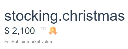 🎅 FESTIVE .christmas DOMAIN NAME 🎅 - stocking.christmas (READ DESCRIPTION)