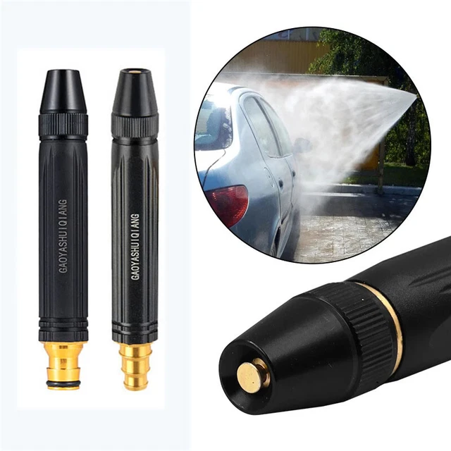 HIGH PRESSURE WATER Spray Gun Car Garden Lawn Wash Hose Pipe Metal