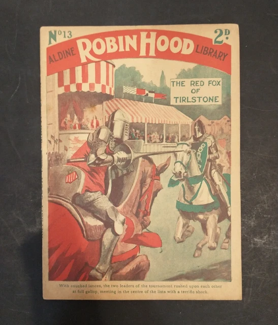 VINTAGE ANTIQUE 1900S Robin Hood Aldine Library Book Booklet London ...
