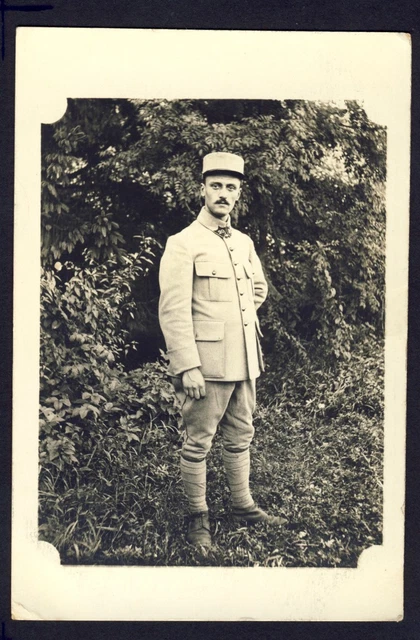 CPA Carte Photo Military RPPC MILITAIRE SOLDAT du 20ème Régiment Etienne RUILLER