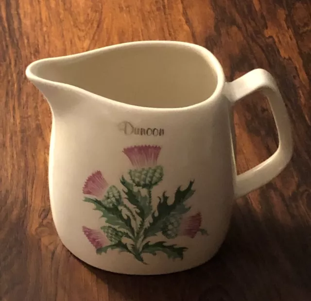 Thistle Design Dunoon Argyll Jug by West Highland Pottery Scotland.