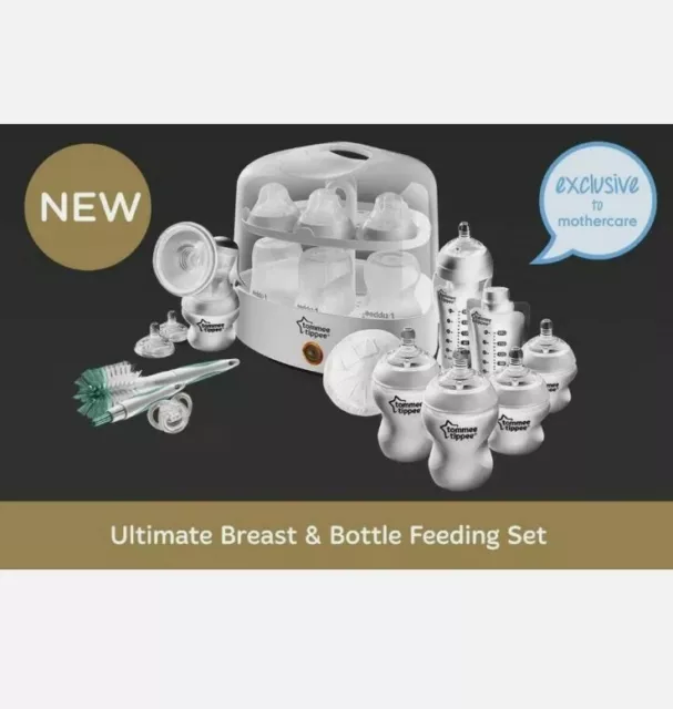 Tommee tippee ultimate breast and store bottle set