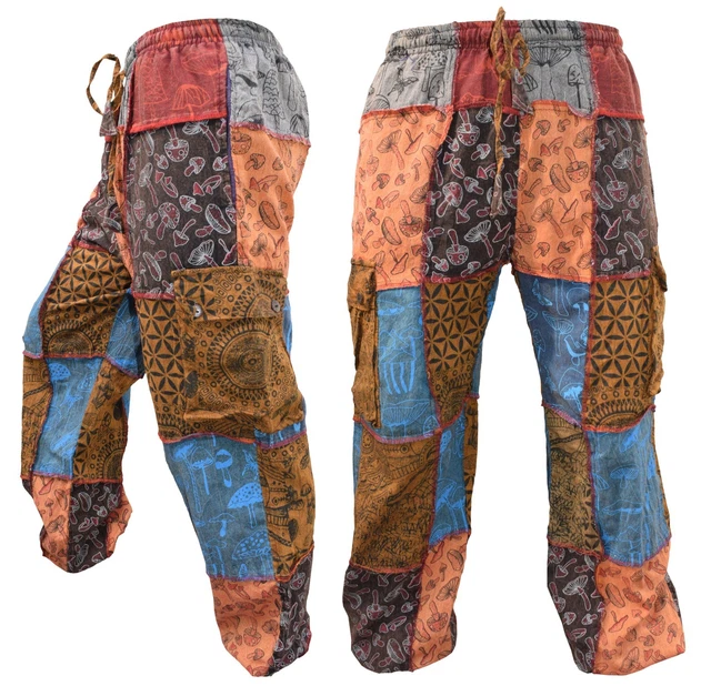 Pantalon Large Homme Style Harem Gothique – Taille élastique – Multicolore – Neuf Sans étiquette