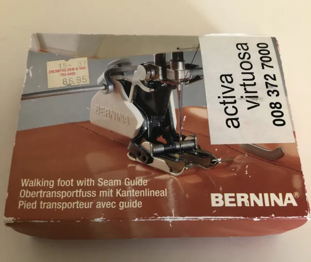 Genuine Bernina Walking Foot with Seam Guides - Old Style