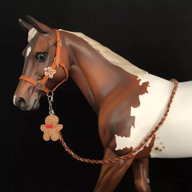 CM Breyer or Peter Stone Traditional Model Horse Gingerbread Halter Tack Set