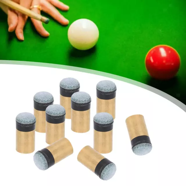 10 x Snooker-/Pool-Queue-Spitzen zum Anschrauben von Billard-Ferrulen in 4