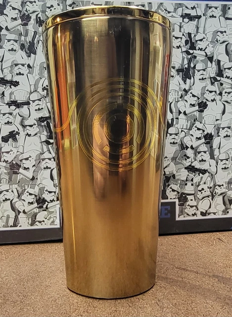 Corkcicle Star Wars C-3PO Triple Insulated Coffee Mug with Lid 16 Oz Stainless