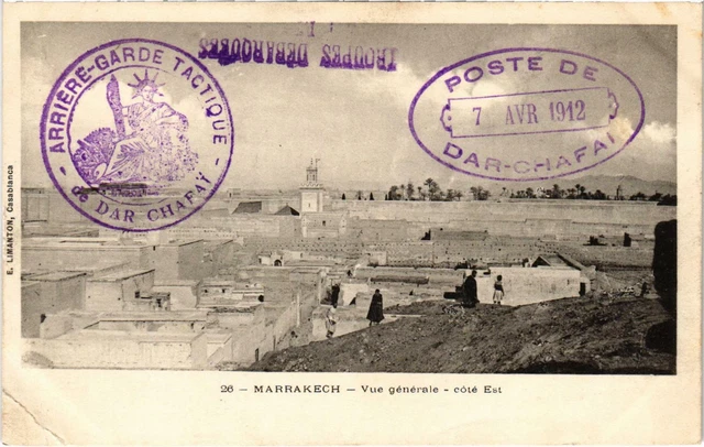 CPA AK MAROC - Marrakech - Vue générale - coté Est (92858)