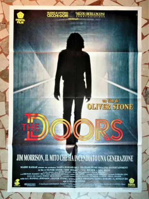 Manifesto 2F THE DOORS Jim Morrison OLIVER STONE Val Kilmer ROCK Poster Cinema