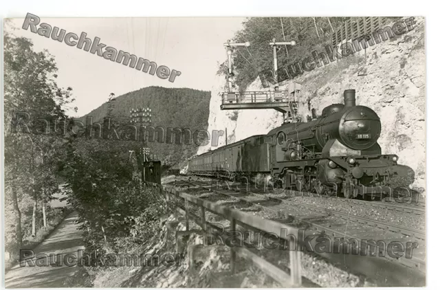 orig. Foto DLA Bellingrodt - DB 18 115 Tiergarten Hohenz 1953