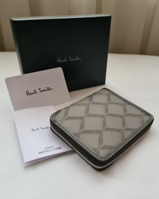 Paul Smith "Geo" Print Zip-Around Wallet