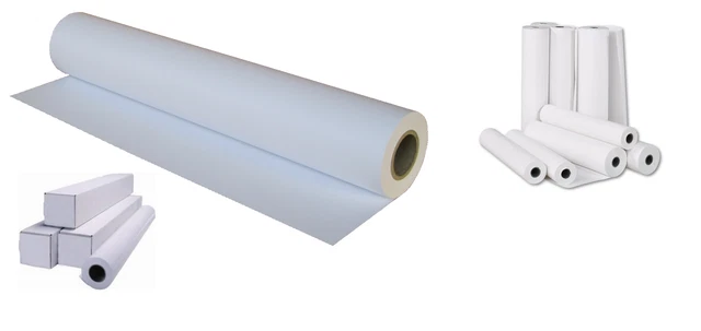 Rotolo Carta Da Plotter Fabriano - Grammatura 80, Altezza 91,4 Cm, Lunghezza 50 Mt | Carta Naturale Filigranata - Foto 11