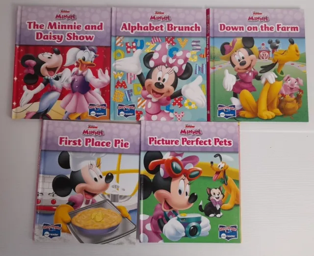 Disney Junior Minnie Mouse Story Me Reader Books x 5 Hardcover Bundle Free Post