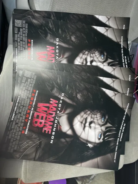 MADAME WEB - 11.5"x17" Original Promo Movie Poster MINT Marvel Dakota Johnson