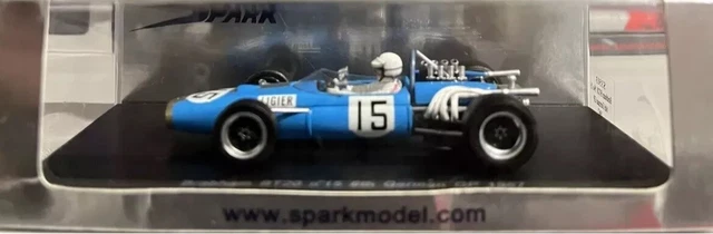 SPARK 1/43 S3503 Brabham BT20 Repco #15 German GP Nurburgring
