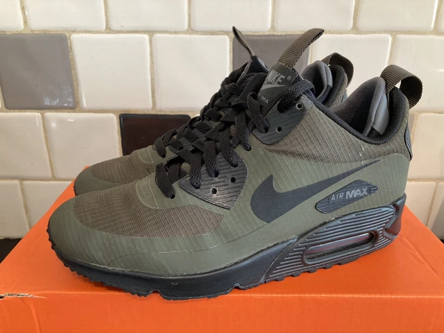 NIKE AIR MAX 90 Mid Winter Dark Loden UK 6 Retro Rare 49.00