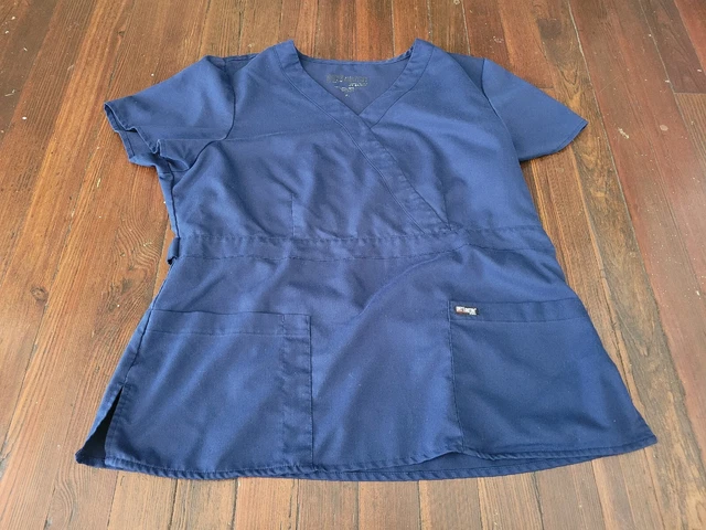 Grey’s Anatomy by Barco Scrub Top Women’s Size XL Navy Blue