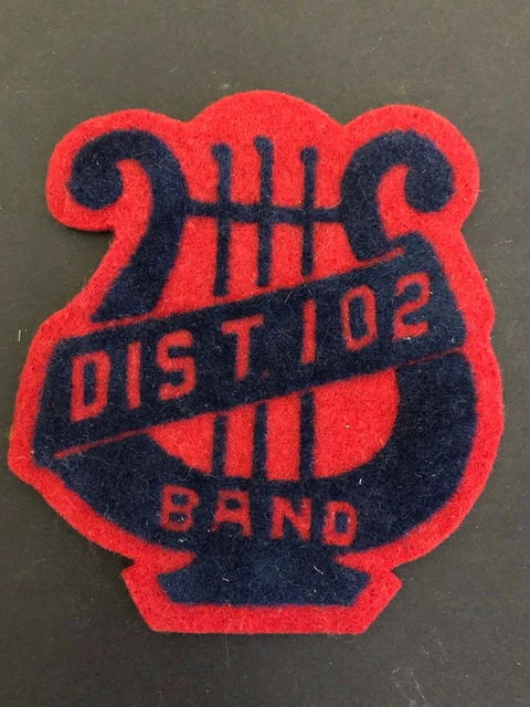 VINTAGE C1960'S-70'S NOS School Felt Patch - DIST 102 Band / Music $7.