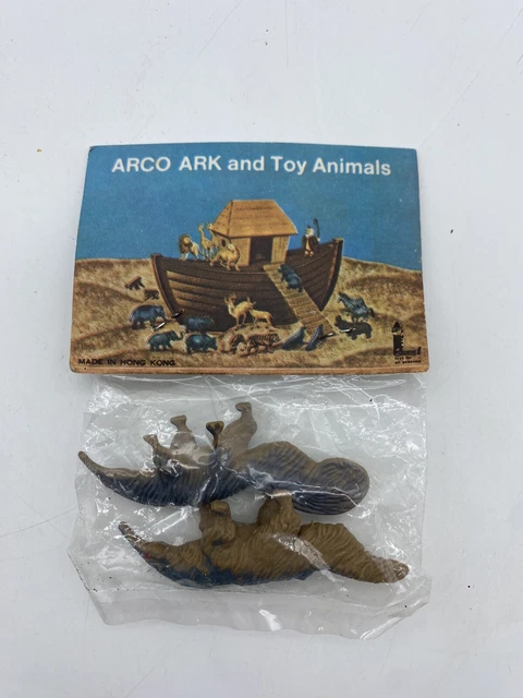 VINTAGE 1970'S TOY Arco NOAHS ARK ANIMALS ANT EATERS £4.01 - PicClick UK