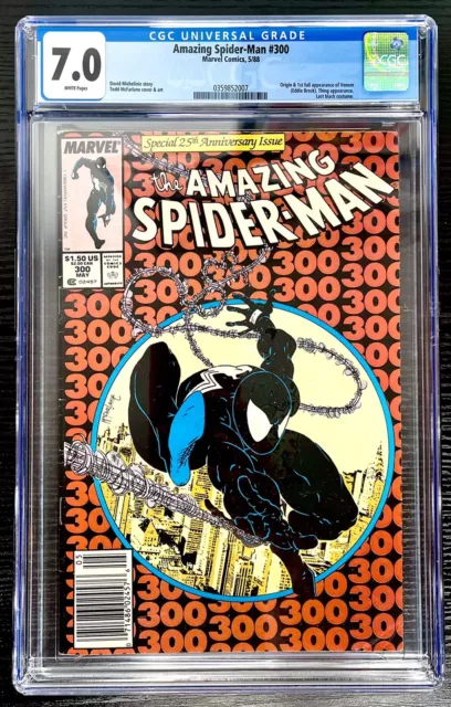 Amazing Spider-Man #300 CGC FN/VF 7.0 Newsstand Variant 1st Appearance Venom!