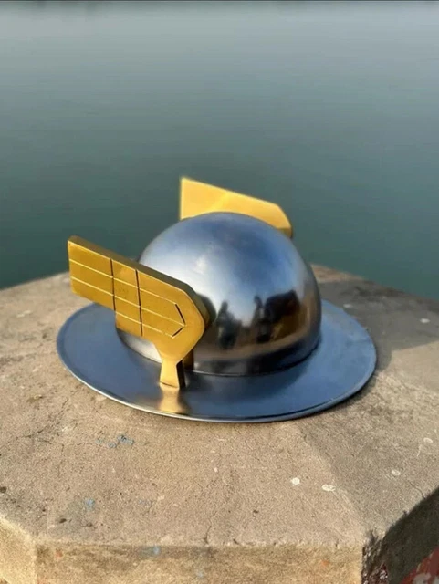 Medieval Jay Garrick Stylish Hat Steel Helmet of Jay Garrick The Flash for LARP/