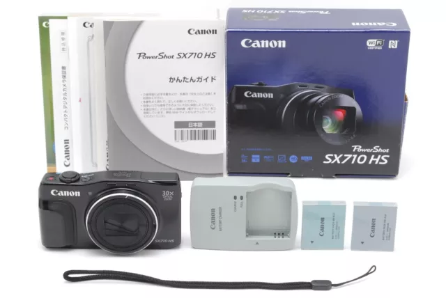 [ NEAR MINT In Box] Canon PowerShot SX710 HS 20.3MP Digital Camera Black  Japan