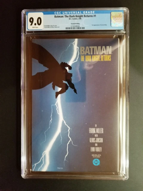 (2nd Print, 1986) BATMAN: The DARK KNIGHT RETURNS #1  CGC Graded 9.0 White Pages