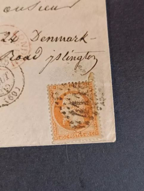 Lettre Superbe Avant 1900en Direction De Londres  L3