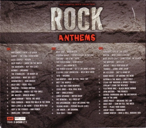 VARIOUS - ROCK Anthems (The Essential Rock Collection) (3xCD, Comp ...