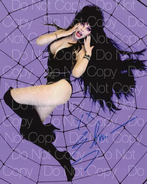 Elvira: Mistress of the Dark signed 8X10 print photo poster picture autograph RP