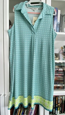 NWT Sz XL Max Studio Sleeveless Stretch Shift Sun Dress